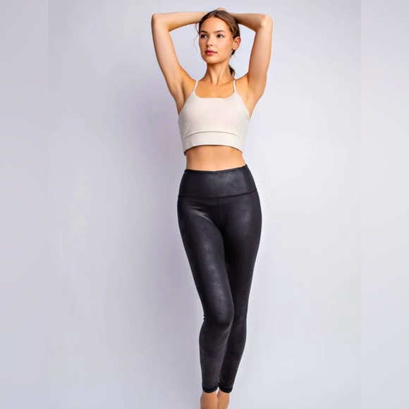 NWT - Rae Mode Faux Leather Leggings - Picture 1 of 6